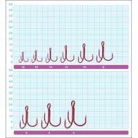 OWNER Крючок тройной ST-36RD №10 8шт